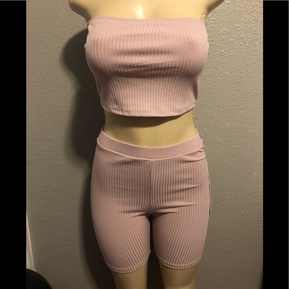 Pink two piece